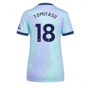 Arsenal Takehiro Tomiyasu #18 Dámské Alternativní Dres 2024-25 Krátký Rukáv